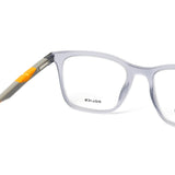Square Matte Gray Eyeglasses