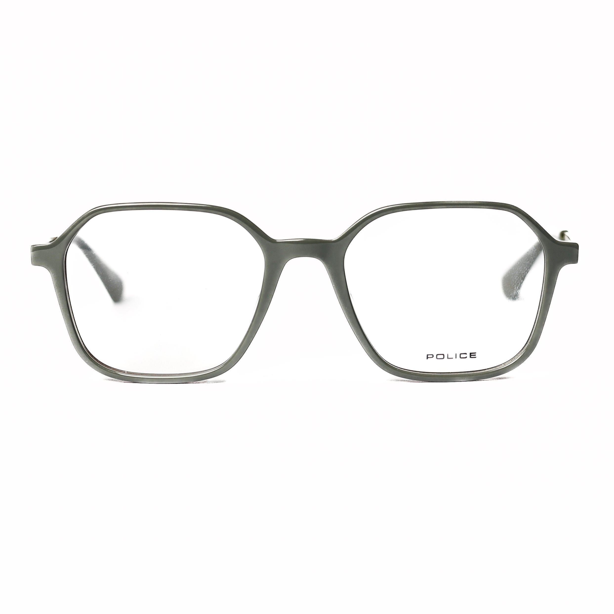 Square Matte Gray Eyeglasses
