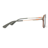 Square Matte Gray Eyeglasses