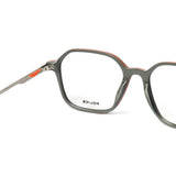 Square Matte Gray Eyeglasses