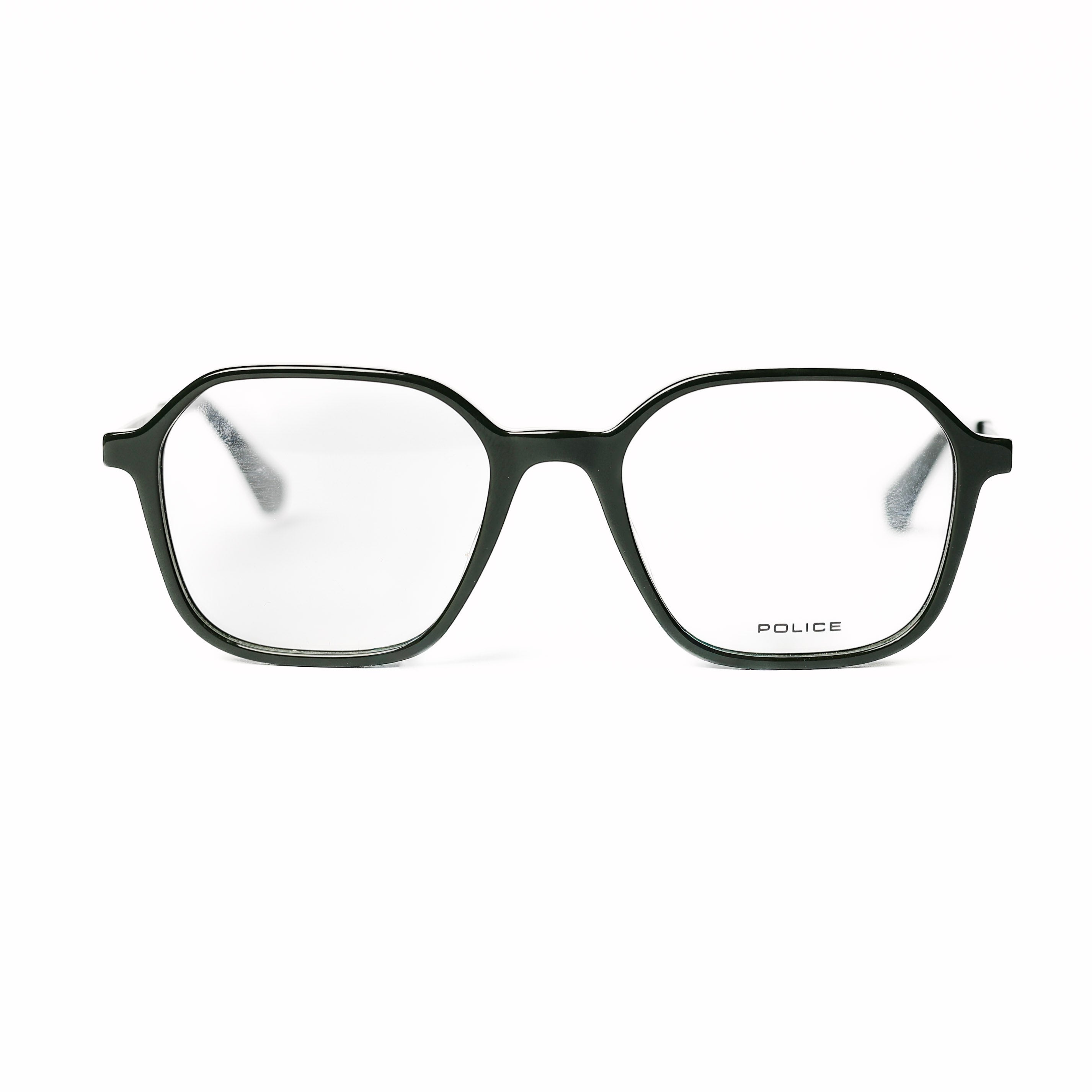 Square Dark Green Eyeglasses